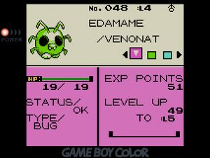 Green Bug-type Venonat named EDAMAME