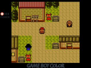 Player standing in Azalea Town where all the Slowpoke have returned