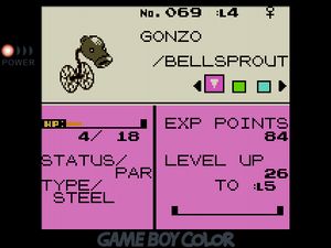 Steel-type Bellsprout named GONZO