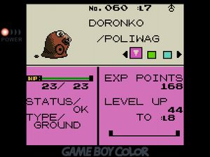 Ground-type Poliwag named DORONKO